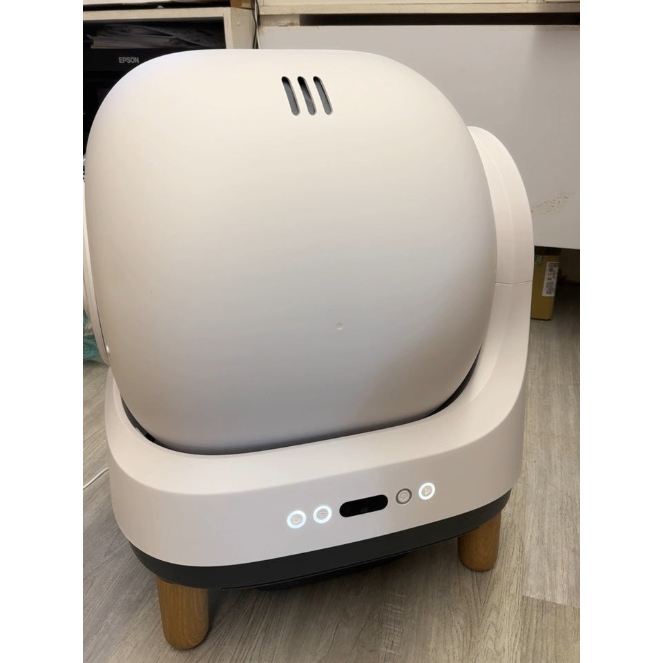 Open-top Cat Litter Box | Automatic Self-Cleaning | App Controlled, Advanced Odor Control, Health Monitoring | 2 Weeks of Hands-Free Cleaning